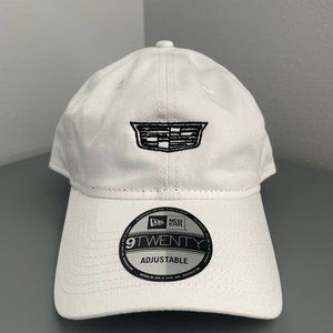 Brand New Cadillac Hat New Era 9TWENTY Adjustable White Logo Car Golf Escalade